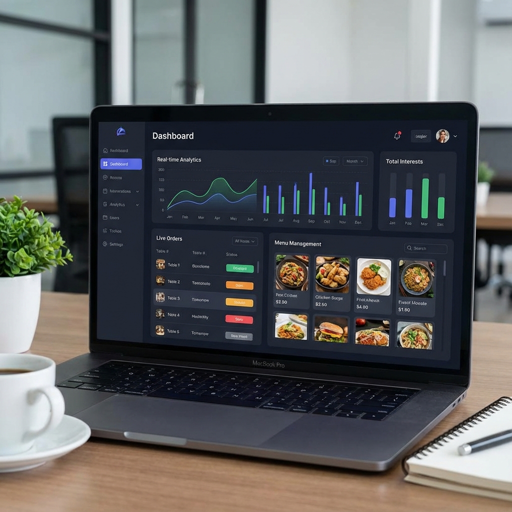 Premium restaurant management dashboard